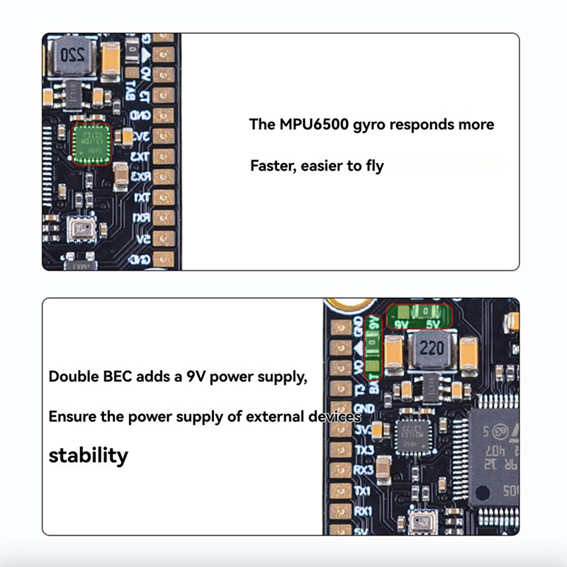 Fpv Drone Flight Controller - 80A+F405/F722 STACK für 13-Zoll-FPV-Drohnen-4-6S-Eingang Hochleistungs-Flugsteuerung und