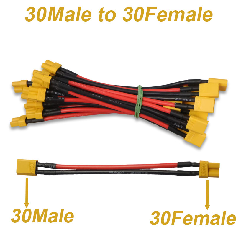 Fpv Drone Charger - 1/5 Stück XT30 zu XT30 Steckverbinder